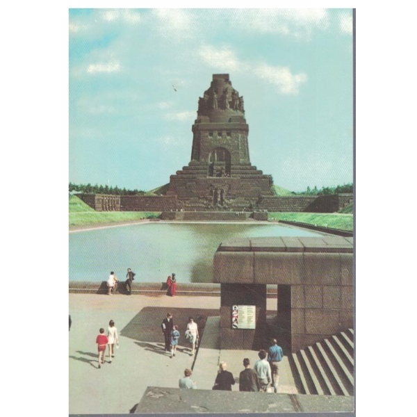 Картичка-Messeestadt Leipzig-Памятник битвьи народов