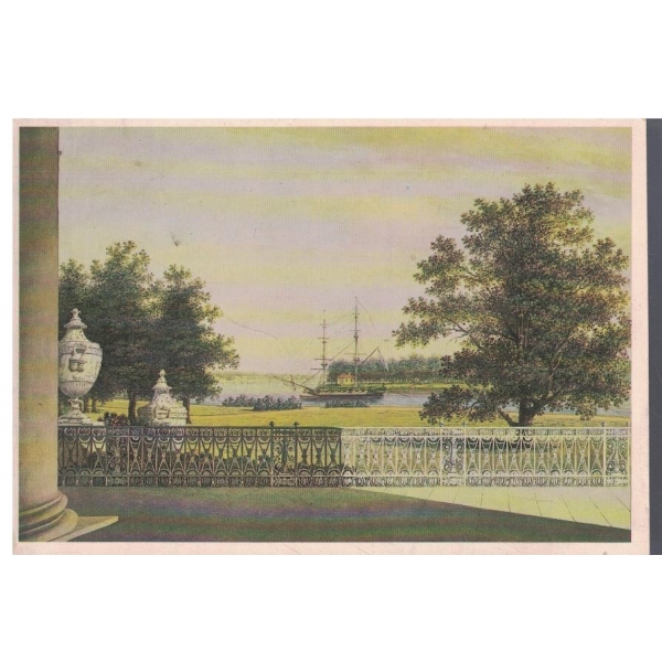 Снимка-М. Н. Воробьев(1787-1855)-Вид с терассьи Елагина дворца,1823