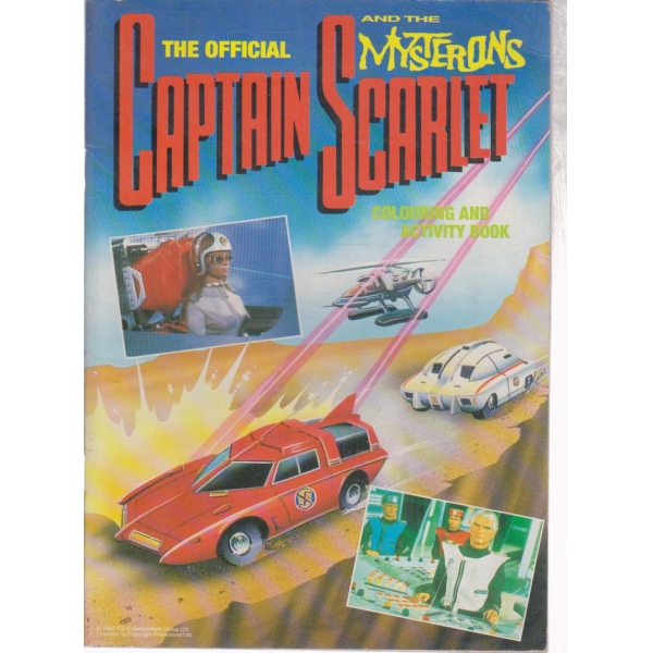 Cartain Scariet-colouring and activity book